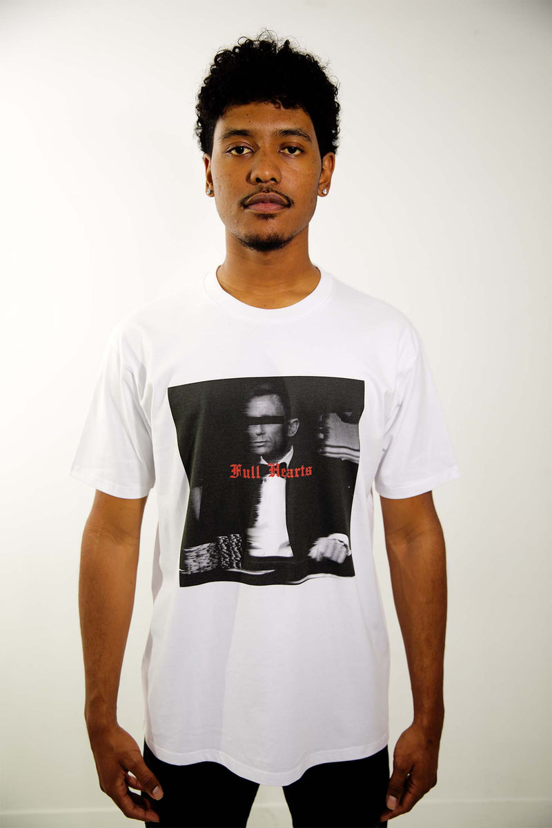 8's Slim Tee White - LIMITED– Full Hearts LA