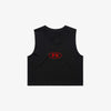 2's Crop Tank Black